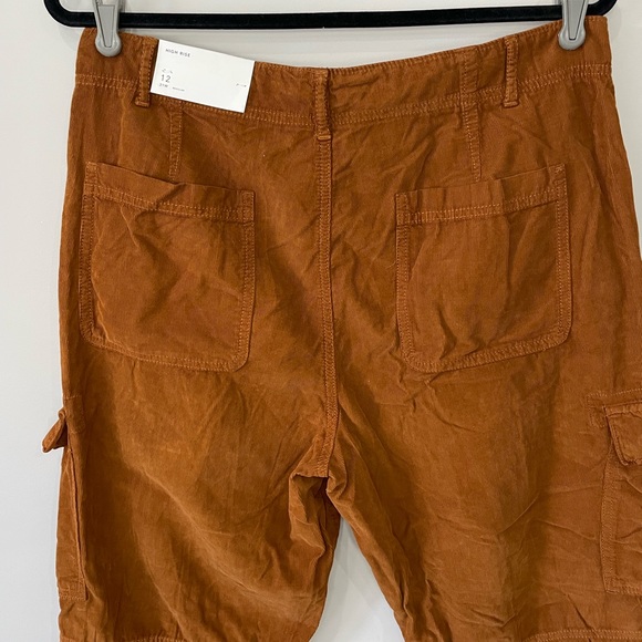 American Eagle Outfitters High Rise Corduroy Cargo jogger pants - Picture 6 of 10